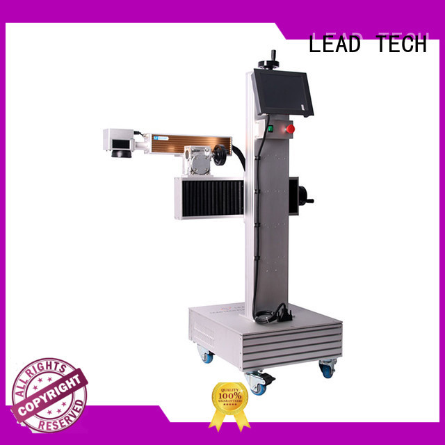 LEAD TECH co2 laser machine fast-speed for daily chemical industry printing
