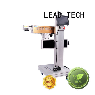 LEAD TECH aluminum structure laser etching printer high-performance best price