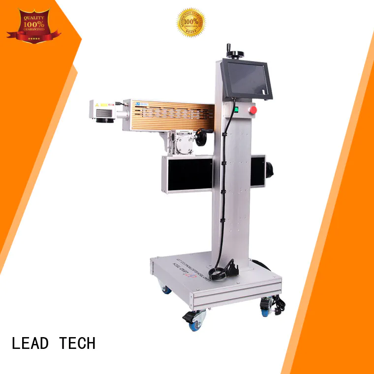 LEAD TECH aluminum structure batch code printing machine at discount