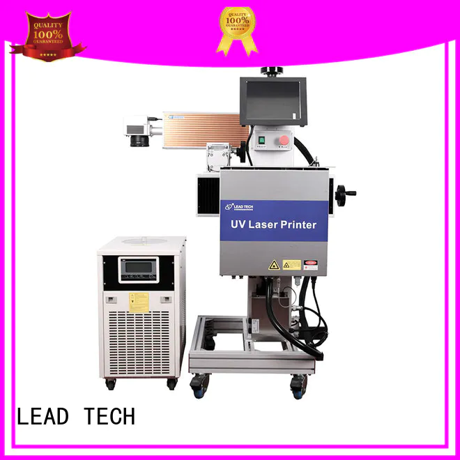 LEAD TECH water cooling structure laser marking machine easy-operated best price
