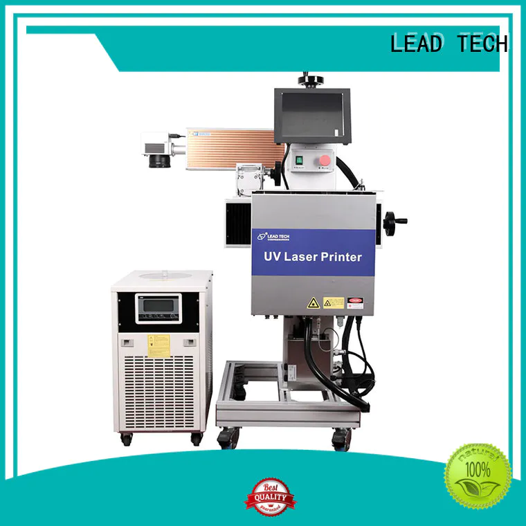 LEAD TECH commercial laser batch coding machine top manufacturer
