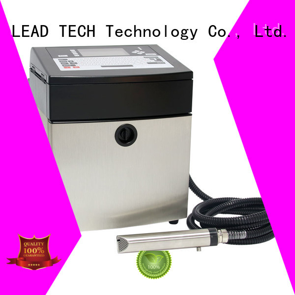 LEAD TECH inkjet date code printer good heat dissipation cooling structure